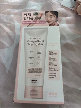 Glass Skin Collagen Snail Wrapping Mask — Radiant Pink